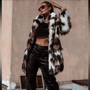 Spirit hoods “Manx cat” Medium fur coat